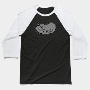 JUST PURR, GRAY KITTY Baseball T-Shirt